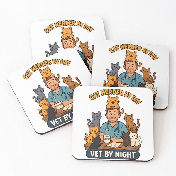 Item preview, Vet life - cat herder by day - vet by night designed and sold by Bettybee00.