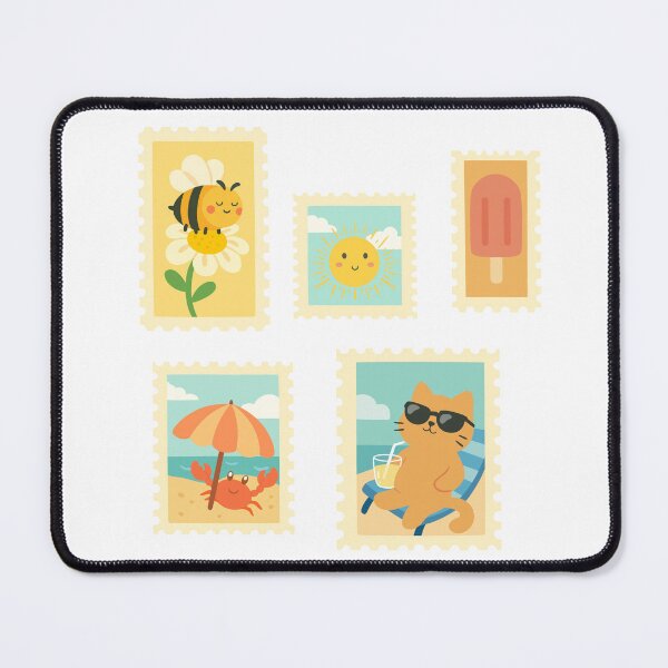 Item preview, Cute Summer Stamps designed and sold by Aichan01.