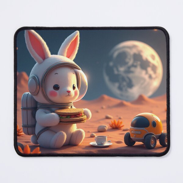 Item preview, Astronaut Bunny’s Lunar Picnic designed and sold by Valora and Fern.