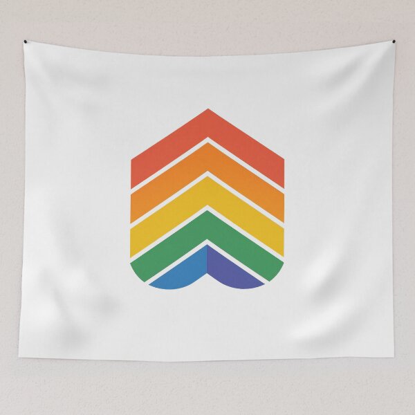 Item preview, Chevron Rainbow Arrows Minimal Design designed and sold by Nuvijo.