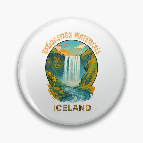 Artikelvorschau, Skogafoss-Wasserfall - Iceland Nature Travel entworfen und verkauft von inkNext.