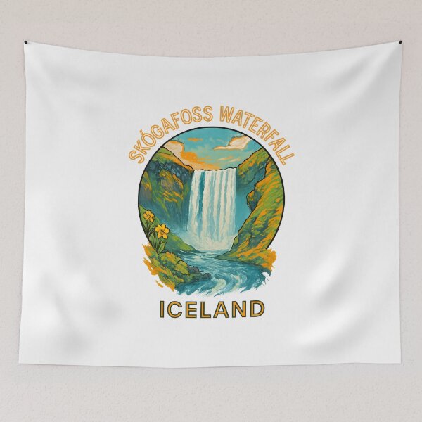 Item preview, Skogafoss Waterfall - Iceland Nature Travel designed and sold by inkNext.