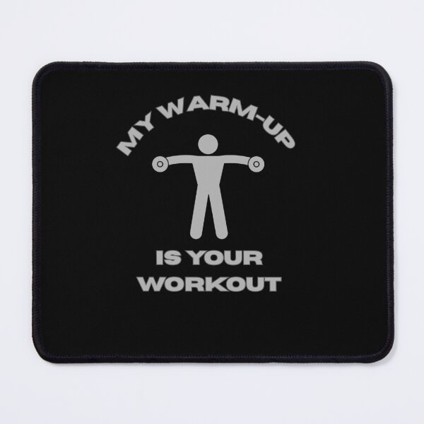 Item preview, My warm-up is your workout funny gift for gym lover designed and sold by Just1MoreRep.