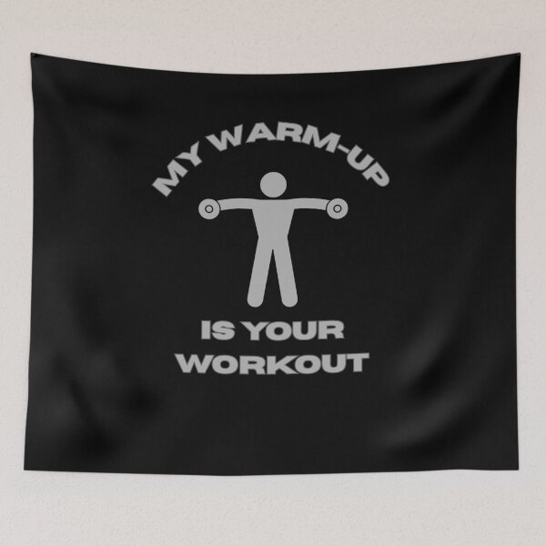 Item preview, My warm-up is your workout funny gift for gym lover designed and sold by Just1MoreRep.