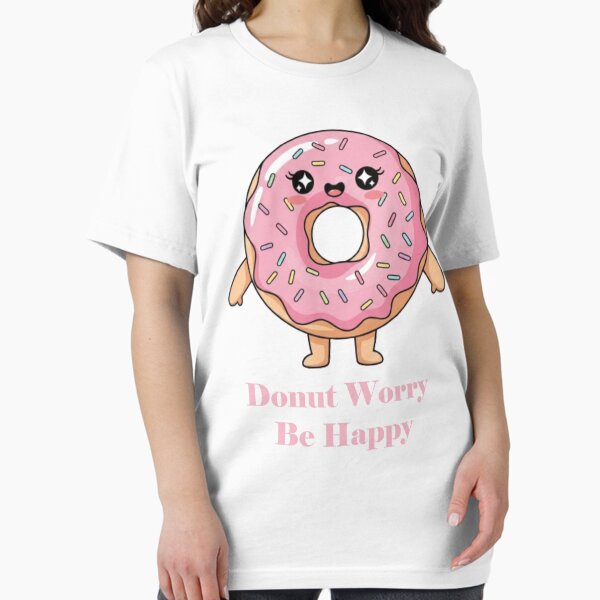Item preview, Donut Worry | Camiseta Kawaii con Donut Rosa Chispeante designed and sold by PunnyBean.
