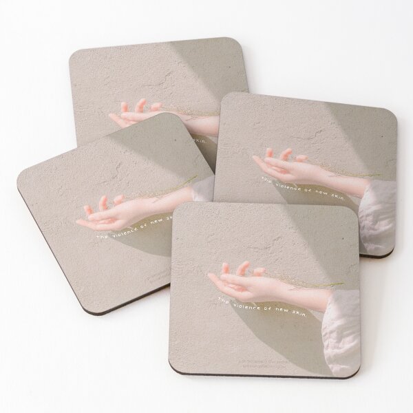 Item preview, the violence of new skin | winter poem designed and sold by existentialcelestial.