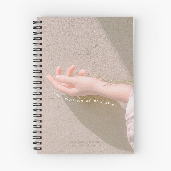 Item preview, the violence of new skin | winter poem designed and sold by existentialcelestial.