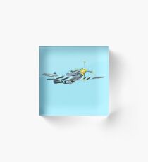 P-51 Mustang Acrylic Block