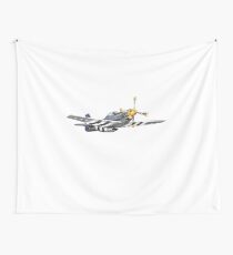 P-51 Mustang Wall Tapestry