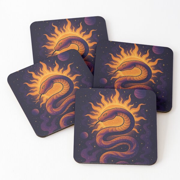 Item preview, Celestial Serpent Spiral - Cosmic Core designed and sold by Domci.