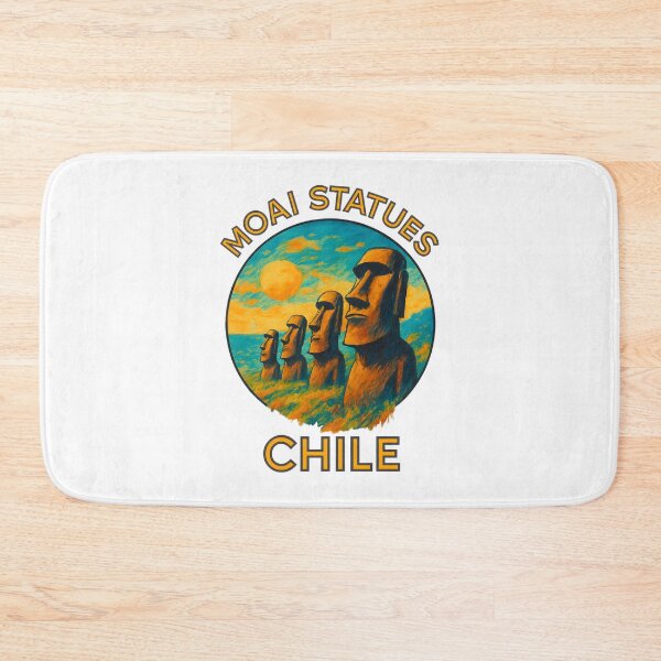 Item preview, Moai Statues - Easter Island, Chile designed and sold by inkNext.