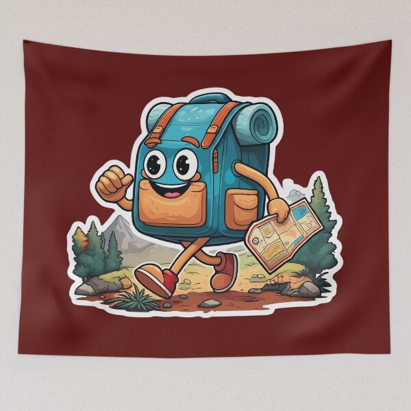 Item preview, Smiling Explorer Backpack designed and sold by PrintBreeze.