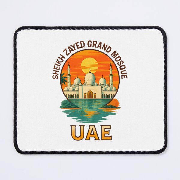 Item preview, Sheikh Zayed Grand Mosque – Abu Dhabi, UAE Architecture & Cultural Landmark designed and sold by inkNext.