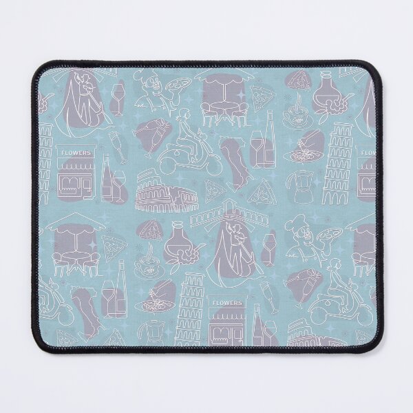 Item preview, Italian Lifestyle & Retro - Cloudy Blue designed and sold by Carina Parry Studios.