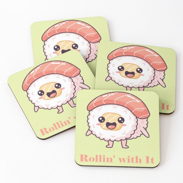 Item preview, Sushi Smile | Cute Kawaii Salmon Nigiri Character Shirt designed and sold by PunnyBean.