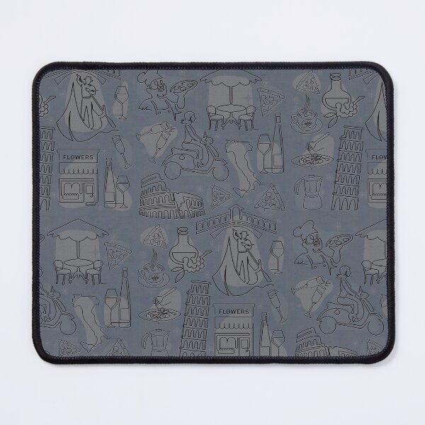 Item preview, Italian Lifestyle & Retro - Misty Blue designed and sold by Carina Parry Studios.