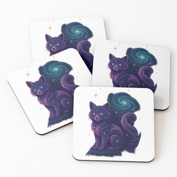 Item preview, Celestial Fox Guardian – Cosmic Spirit Animal Art | Cosmic Core Collection designed and sold by Domci.
