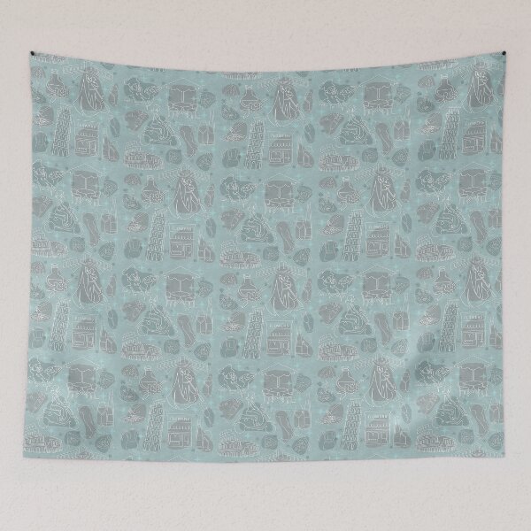 Item preview, Italian Lifestyle & Retro - Regent grey designed and sold by Carina Parry Studios.