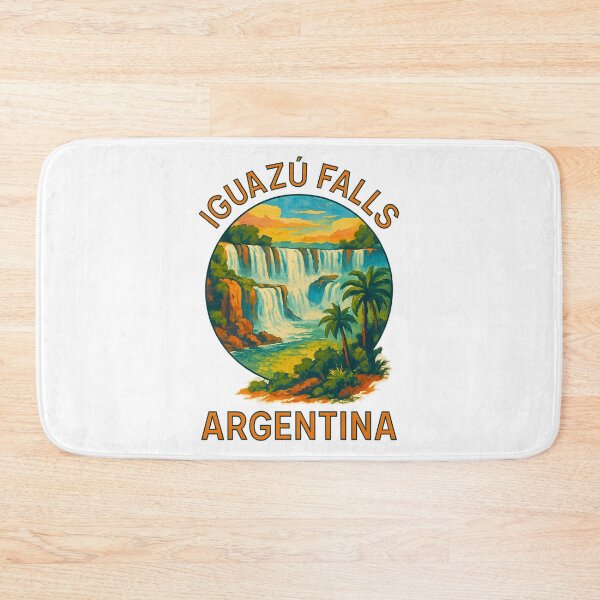 Item preview, Iguazu Falls - Argentina Waterfall Landscape Travel Art designed and sold by inkNext.