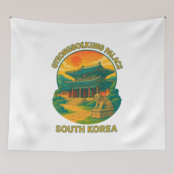 Item preview, Gyeongbokgung Palace - Seoul, South Korea designed and sold by inkNext.