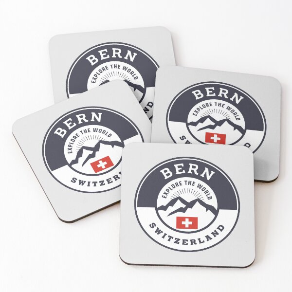 Item preview, Bern Switzerland Black and White Crest designed and sold by World Designs.