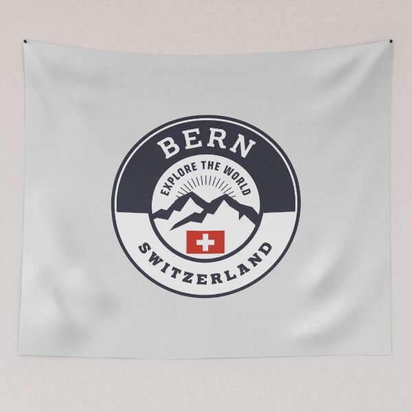 Item preview, Bern Switzerland Black and White Crest designed and sold by World Designs.