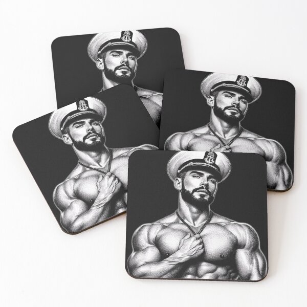 Item preview, Sailing By Tom of Finland Tribute Gay Pride Graphic Design designed and sold by ItsAKinkThing.