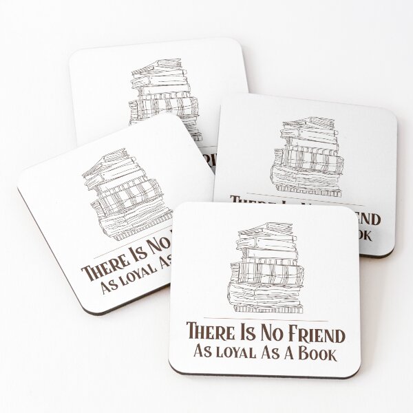 Item preview, Book Lover Quote Design – There Is No Friend as Loyal as a Book designed and sold by crazydotdesigns.