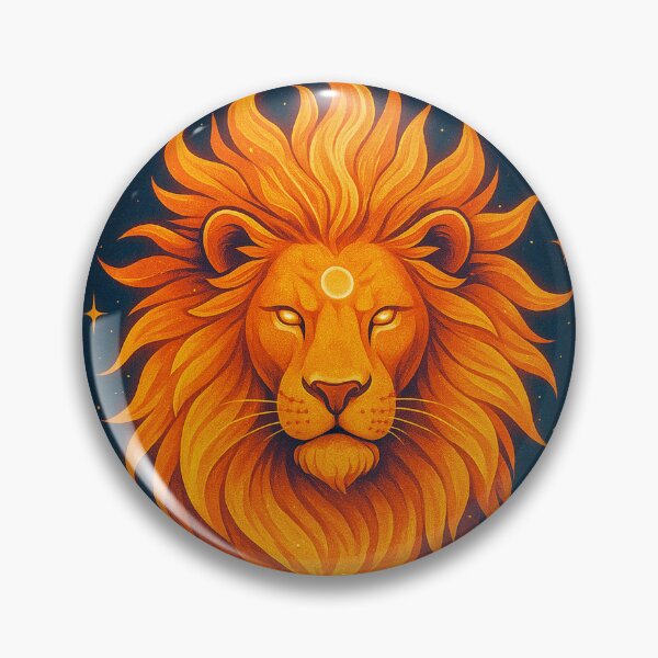 Item preview, Celestial Lion Majesty – Cosmic King Art Print | Cosmic Core Collection designed and sold by Domci.
