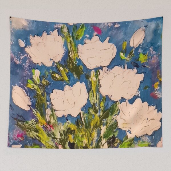 Item preview, Snow Petals Symphony designed and sold by CharismaticMindArt.