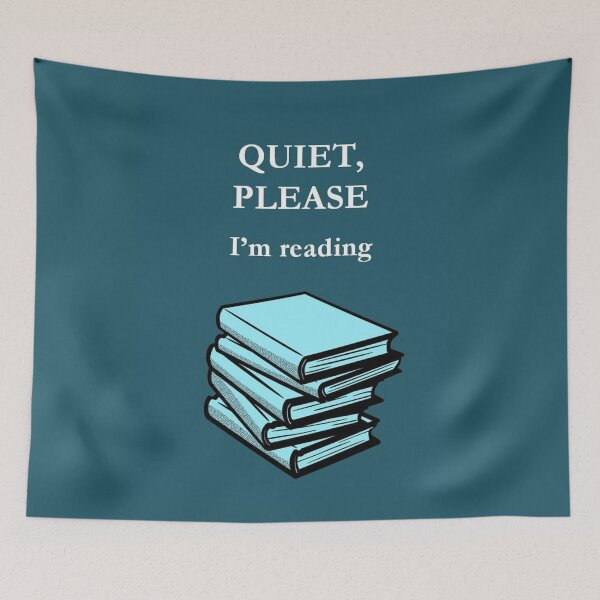 Item preview, Quiet, please... I'm reading designed and sold by carmencuarzo.