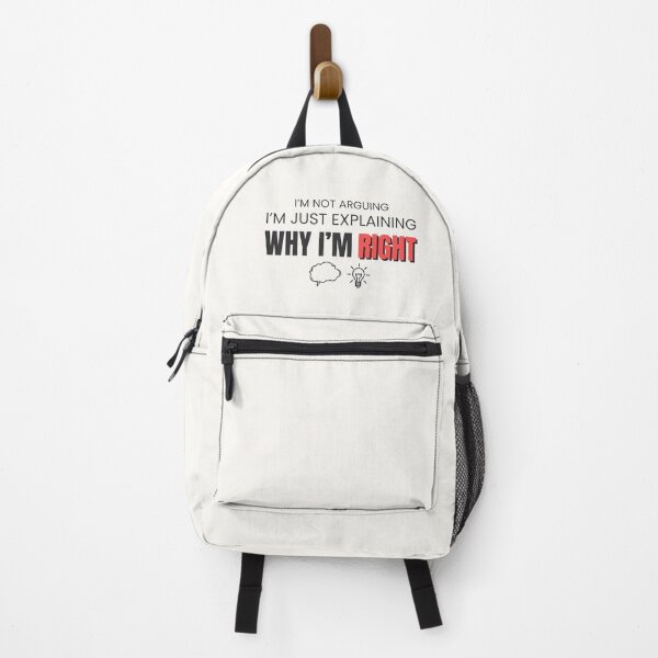 Item preview, I’m Not Arguing – Funny Know-It-All Quote for Smart Mouths designed and sold by thoratsdesign.