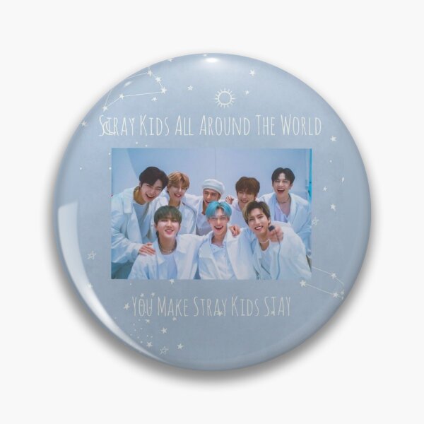 Item preview, Stray Kids pastel blue summer poster everywhere all around the world you make stray kids STAY love stay dominate world tour limited edition kpop gift designed and sold by Kpop-Noona.
