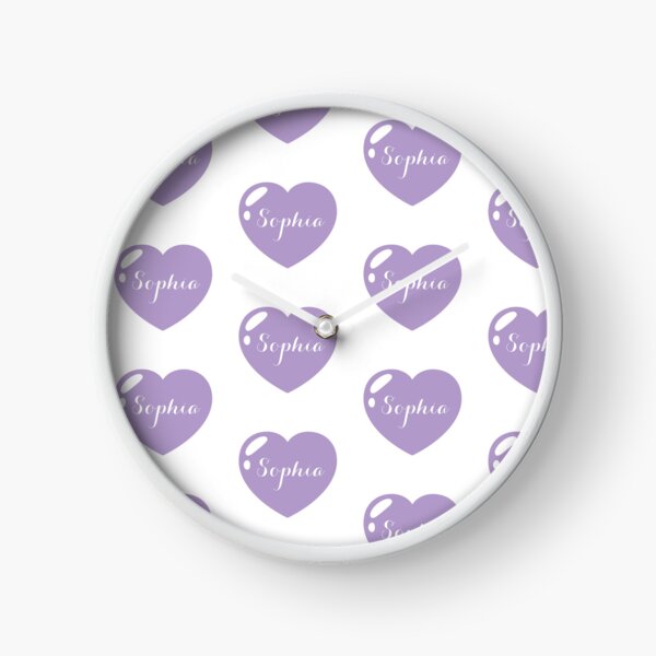 Item preview, Sophia Name with Purple Heart  designed and sold by Monika Howarth.