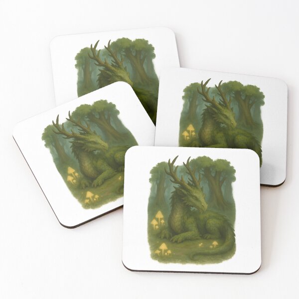 Item preview, Forest Guardian Dragon – Peaceful Nature Fantasy designed and sold by Uglyandcute.