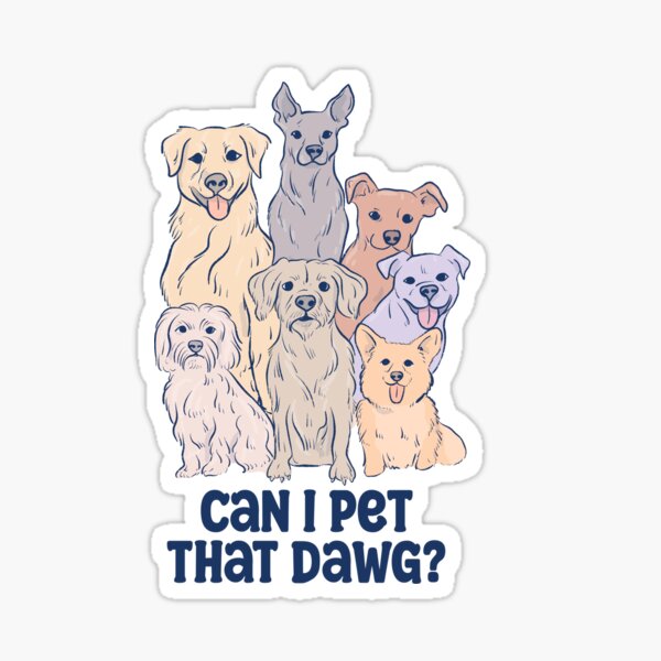 Item preview, Darf ich den Hund streicheln? – Lustiger Hundeliebhaber designed and sold by Jess.a.creates.