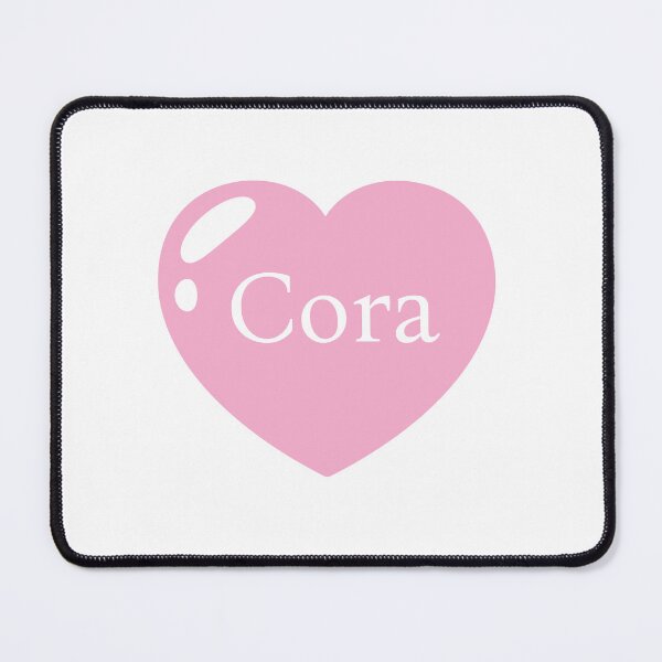 Item preview, Cora Name with Pink Heart  designed and sold by Monika Howarth.