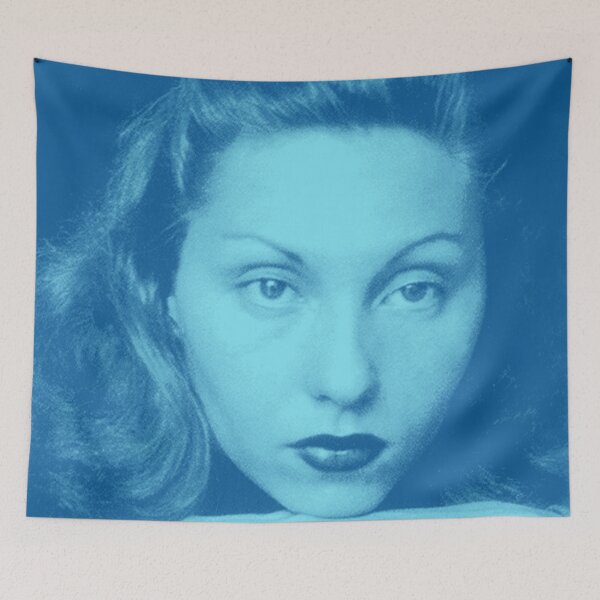 Item preview, Clarice Lispector in blue designed and sold by carmencuarzo.