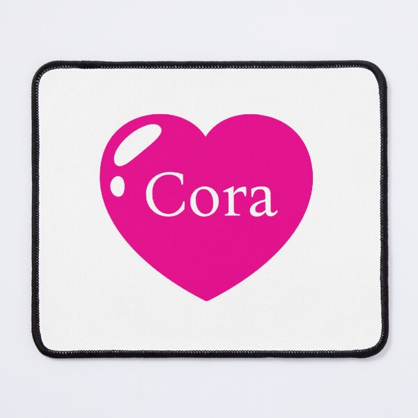 Item preview, Cora Name with Pink Heart  designed and sold by Monika Howarth.