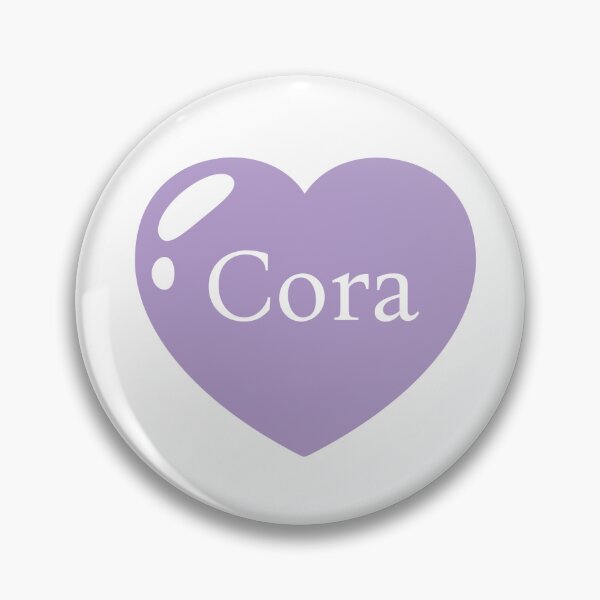 Item preview, Cora Name with purple Heart  designed and sold by Monika Howarth.