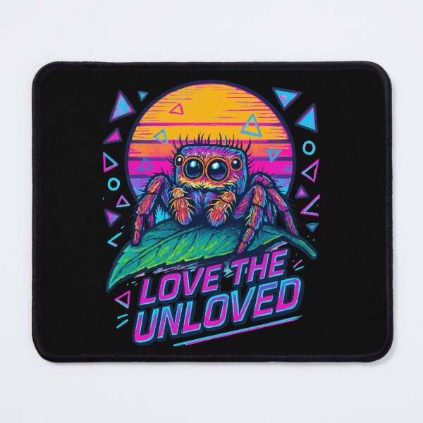Item preview, Love The Unloved Cute Jumping Spider Retro designed and sold by TomFrontierArt.