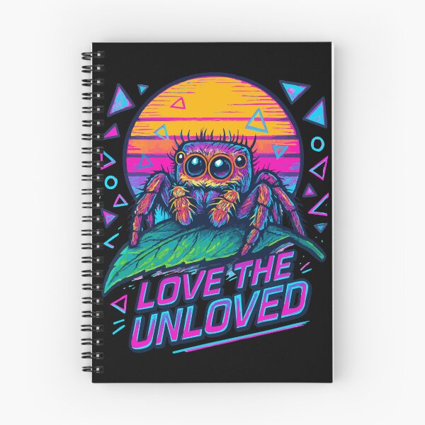 Item preview, Love The Unloved Cute Jumping Spider Retro designed and sold by TomFrontierArt.