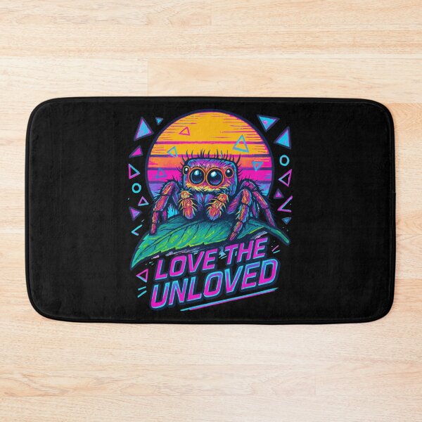 Item preview, Love The Unloved Cute Jumping Spider Retro designed and sold by TomFrontierArt.