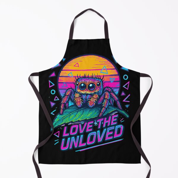 Item preview, Love The Unloved Cute Jumping Spider Retro designed and sold by TomFrontierArt.