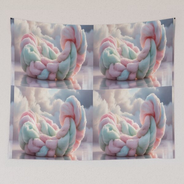 Item preview, Pink And Blue Cotton Candy Clouds designed and sold by SilentSpirits.