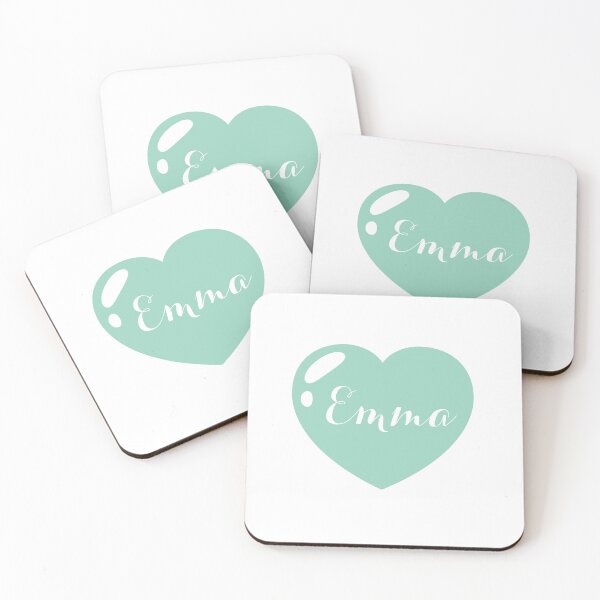 Item preview, Emma Name with green Heart  designed and sold by Monika Howarth.