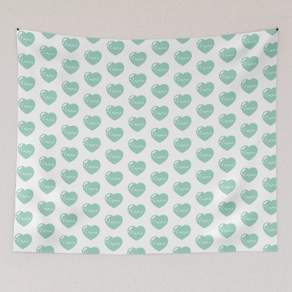 Item preview, Emma Name with green Heart  designed and sold by Monika Howarth.