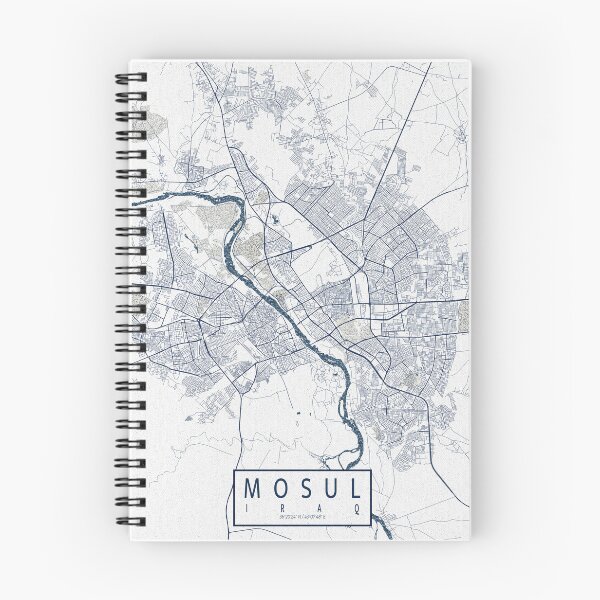 Item preview, Mapa de la ciudad de Mosul, Irak - Costa designed and sold by deMAP.