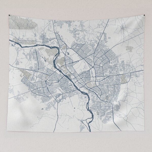 Item preview, Mosul City Map of Iraq - Coastal designed and sold by deMAP.