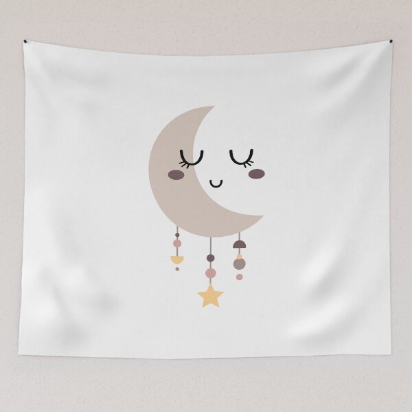 Item preview, Boho Crescent Moon - Celestial Vibes designed and sold by Julza Art.